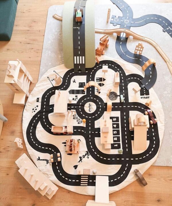 playandgo-roadmap Play&Go 2u1 Podloga za igru i vreća za igračke - Cesta - Image 3