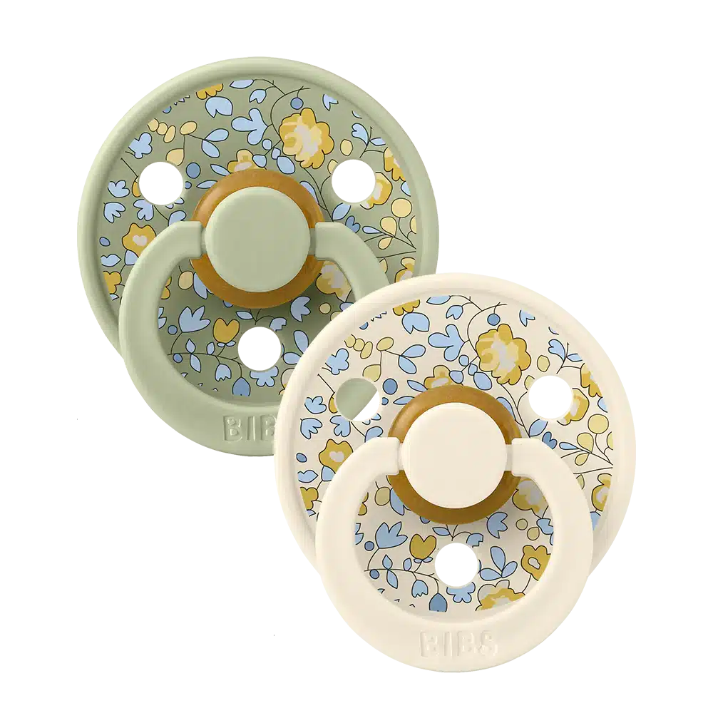 BIBS x LIBERTY cucle Eloise - Sage mix (0-6m) - Image 1