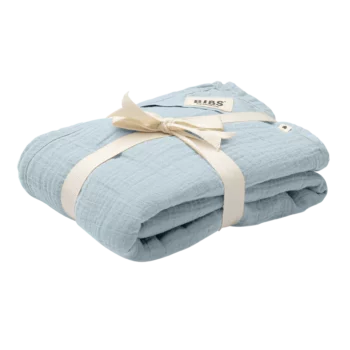 BIBS Swaddle Muslin 120x120 - Baby Blue