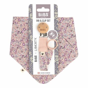 BIBS x Liberty set vezica i marama podbradnik - Eloise Blush