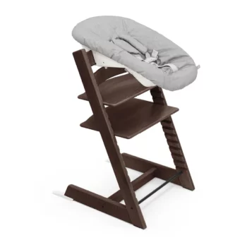 Stokke Tripp Trapp Hranilica Stolica Walnut Brown + Set za novorođenče