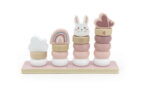 Label Label Drvena didaktička slagalica sa obručima - Pink