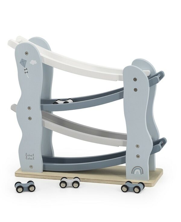 LLWT-25132-01 Label Label Drvena trkača staza – Car slider Blue - Image 2