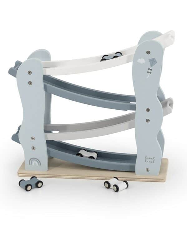 LLWT-25132-03 Label Label Drvena trkača staza – Car slider Blue - Image 3