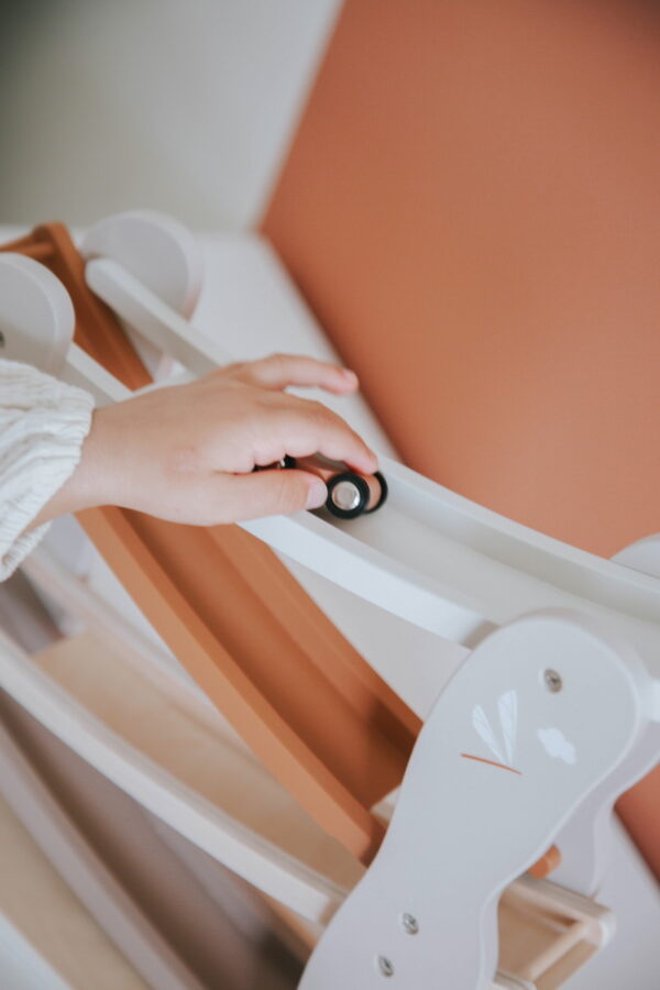 Label Label Drvena trkača staza – Car slider Nougat - Image 7