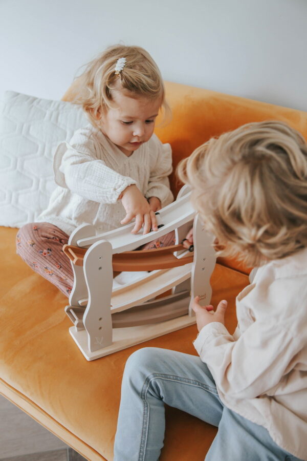 Label Label Drvena trkača staza – Car slider Nougat - Image 2