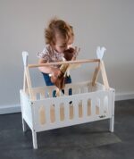 Tryco Drveni krevetić za lutke Tipi - Image 2