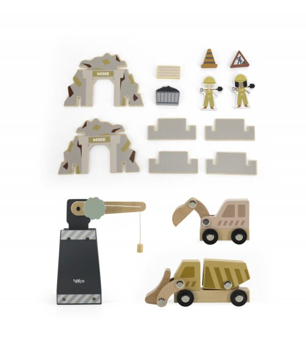 TR-35308005 Tryco Drvene ekstenzije za željeznički set - Građevinske mašine - Image 3