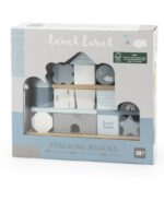 Label Label Drvena didaktička slagalica kućica - Blue - Image 3