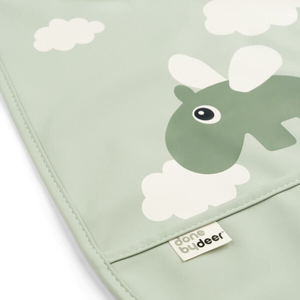 1333283-2 Done by Deer Siperak s čičak trakom – Happy clouds Green - Image 2