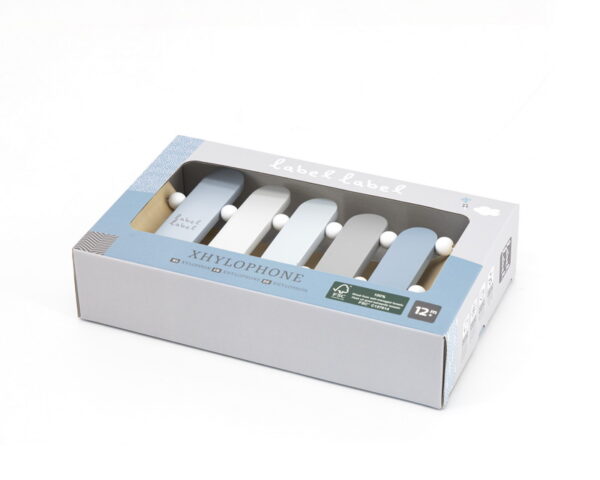 Label Label Drveni Ksilofon - Blue - Image 4