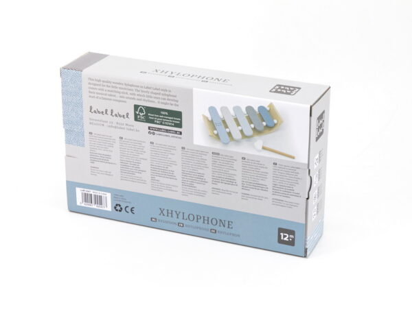 Label Label Drveni Ksilofon - Blue - Image 7