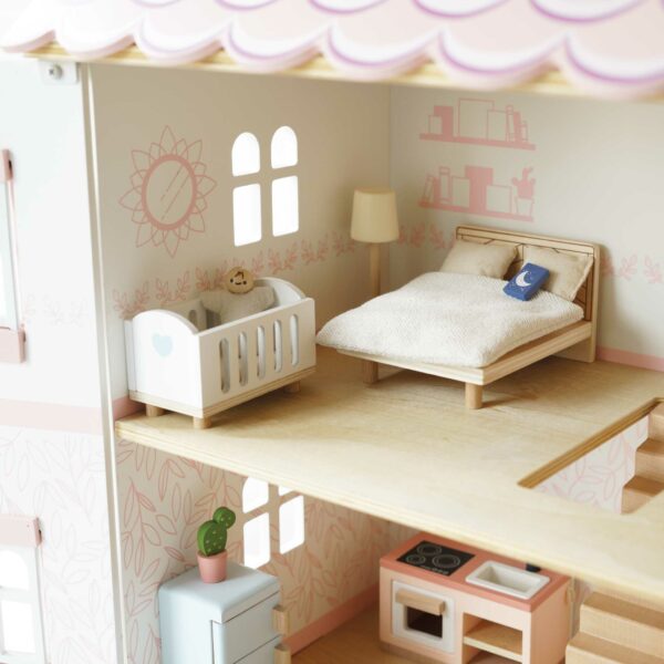 ME040-starter-furniture-set-bed-and-baby-inside-sophies-house Le Toy Van Namještaj za kućice za lutke - osnovni set - Image 6