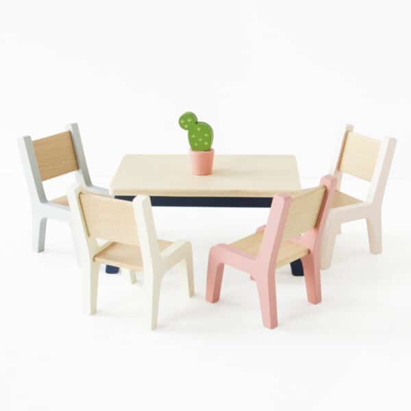 ME040-starter-furniture-set-dining-room Le Toy Van Namještaj za kućice za lutke - osnovni set - Image 7