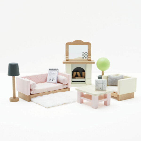 ME058C-daisylane-sitting-room-pink-and-cream-dolls-house-furniture-set Le Toy Van Namještaj za kućice za lutke - Dnevni boravak - Image 5