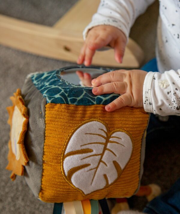 Tryco platnena aktivnosna kocka za bebe - Jungle - Image 2