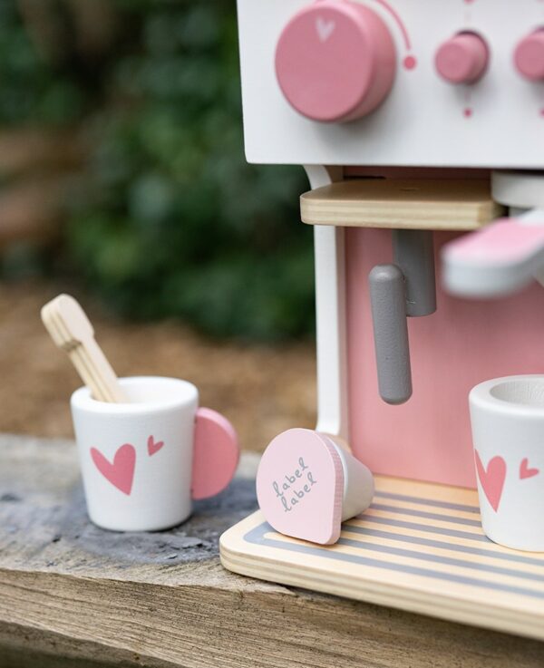 Label Label Drveni espresso aparat – Pink - Image 2