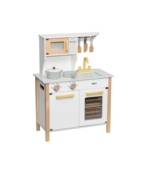 tryco-wooden-whitegold-kitchen (2) Tryco Drvena dječija kuhinja – White Gold - Image 3