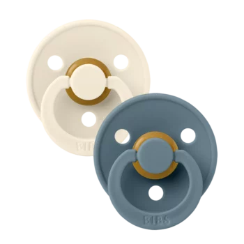 BIBS cucle Ivory & Petrol (0-6m) – 2kom