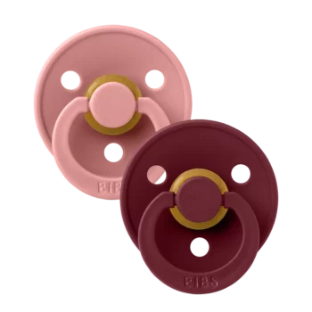 BIBS cucle Dusty Pink & Elderberry (0-6m) – 2kom