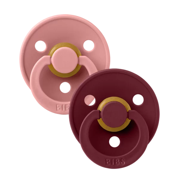BIBS cucle Dusty Pink & Elderberry (0-6m) – 2kom - Image 1