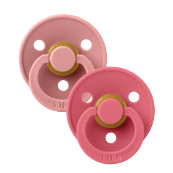 BIBS cucle Dusty Pink & Coral (0-6m) - 2kom