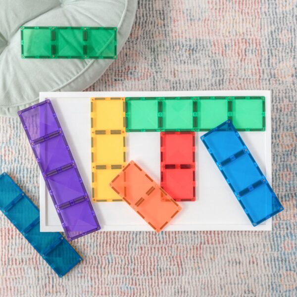 Connetix Tiles – Rainbow Rectangle set (18 kom) - Image 5