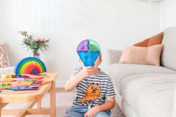 CON-EU-36SE-04 Connetix Tiles – Rainbow Shapes Expansion set (36 kom) - Image 6