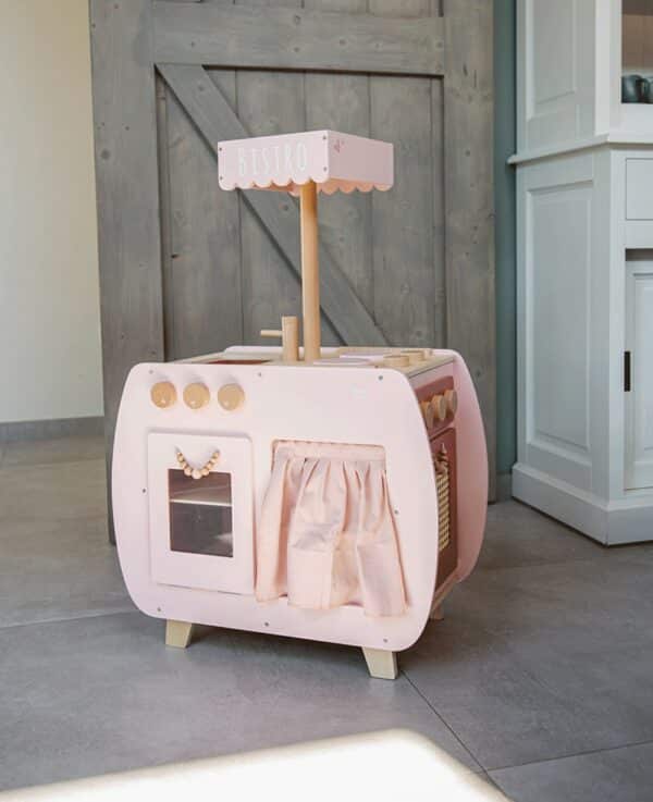 LLWT-34741-02 Label Label Drvena dječija kuhinja Bistro – Pink - Image 3