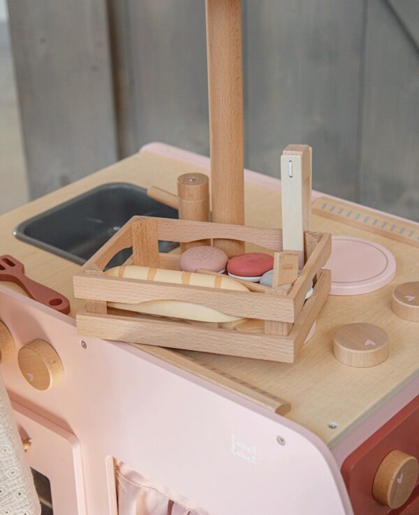 LLWT-34741-05 Label Label Drvena dječija kuhinja Bistro – Pink - Image 4