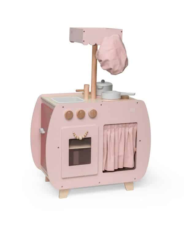 LLWT-34741-06 Label Label Drvena dječija kuhinja Bistro – Pink - Image 5