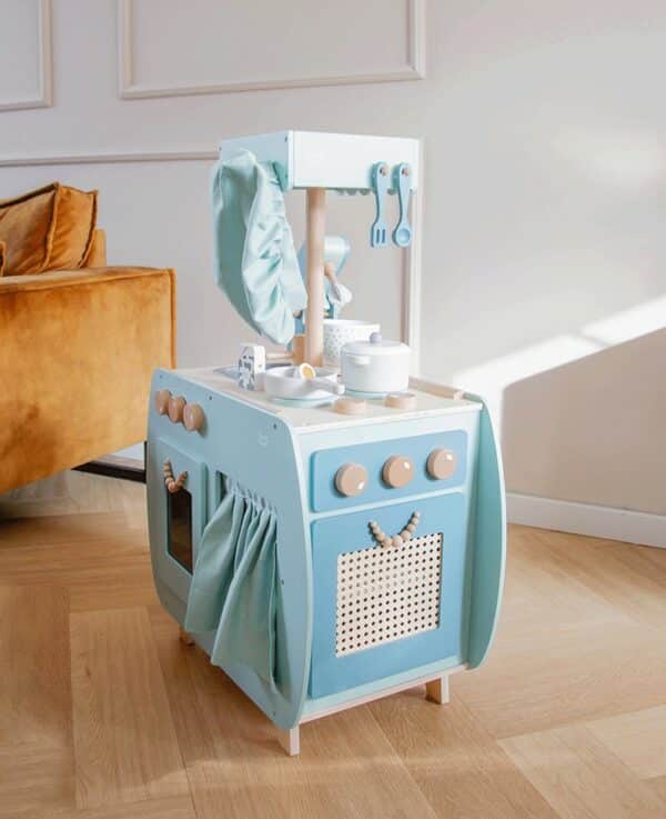 Label Label Drvena dječija kuhinja Bistro – Green - Image 7