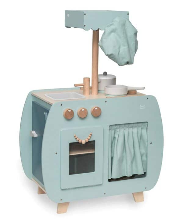 Label Label Drvena dječija kuhinja Bistro – Green - Image 8