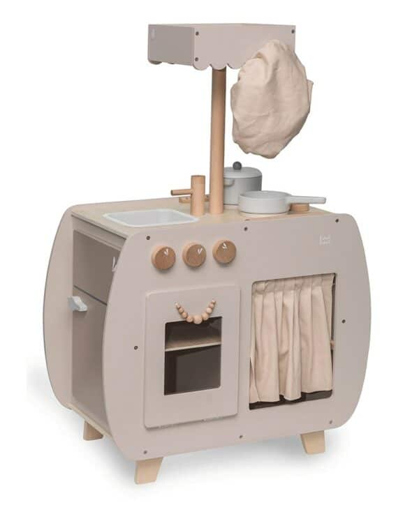Label Label Drvena dječija kuhinja Bistro – Nougat - Image 6