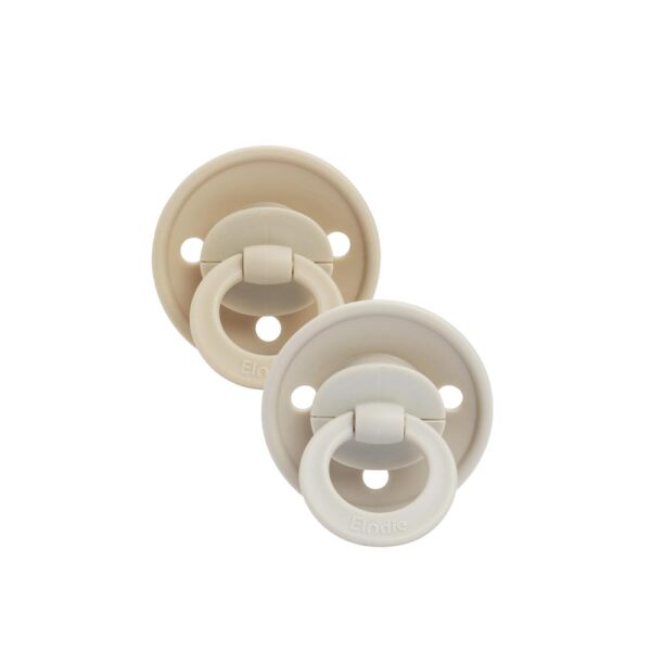 Elodie Cucle kaučuk - Binky Bundle za novorođenče Pure Khaki (0-6m) – 2kom - Image 1