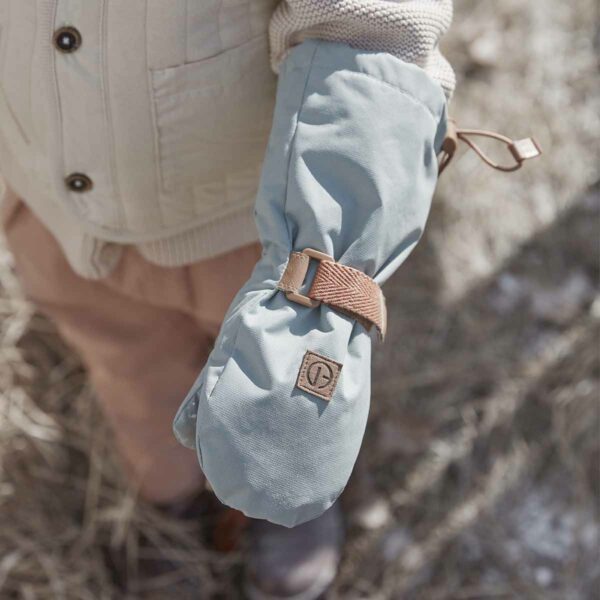 AW22-Winter-on-the-Prairie-Mittens-Pebble-Green-Collar-Pebble-Green-LP Elodie Rukavice za djecu i bebe - Pebble Green - Image 2
