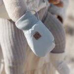 Elodie Rukavice za djecu i bebe - Pebble Green - Image 5