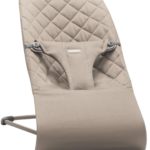 BabyBjörn Ležaljka za bebe Bliss - Classic quilt, Sand Grey, Woven