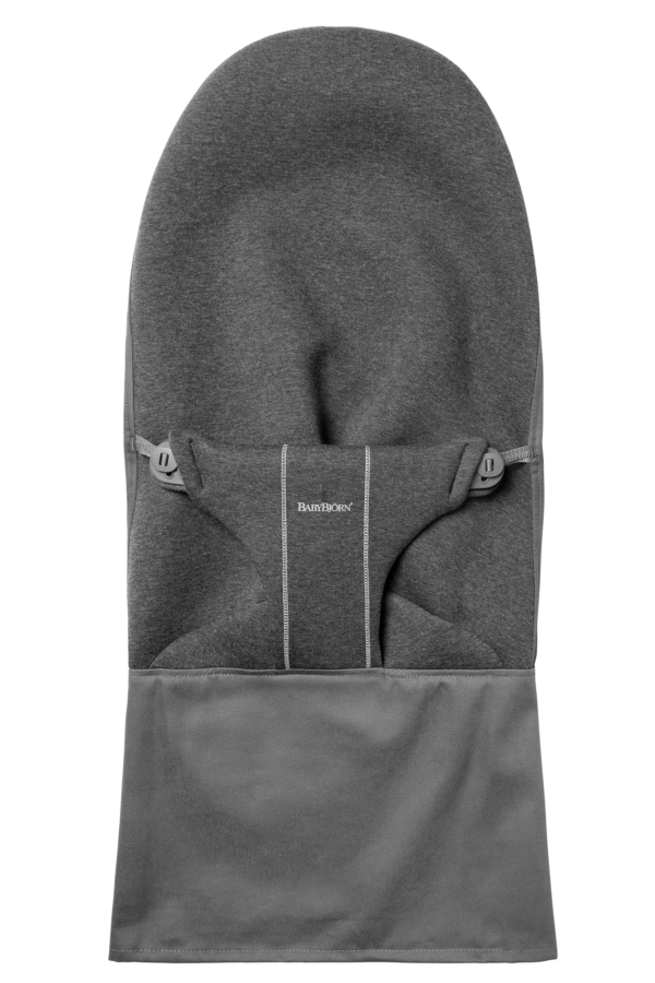 en-012076-fabric-seat-bliss-charcoal-grey-3d-jersey-product-babybjorn-02 BabyBjörn Dodatna navlaka za ležaljku - Charcoal gray, 3D jersey - Image 3