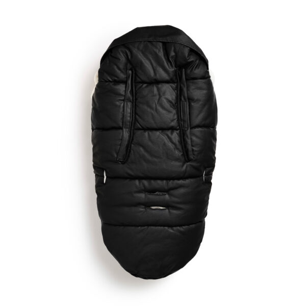 new-aviator-black-footmuff-elodie-details_3 Elodie Details Zimska vreća za kolica, Aviator Black - Image 4