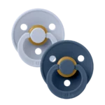BIBS cucle Dusty Blue & Steel Blue (0-6m) – 2kom