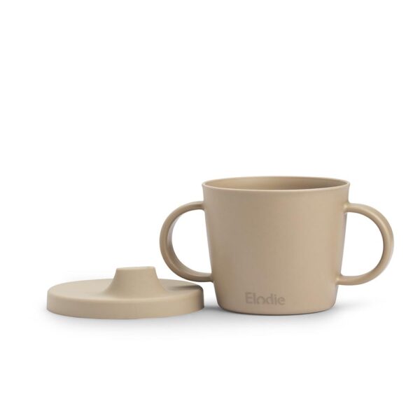 60254105116NA-Sippy-Cup-Pure-Khaki-Detail-SS23-PP Elodie Šoljica 2u1 sa dvije ručke – Pure Khaki - Image 3