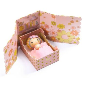 Djeco Tinyly lutkice Rose&Fleur u kutiji - spavaća sobica