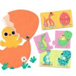 Djeco Puzzle duo Ko se krije u jajetu – uzrast 2+ godine