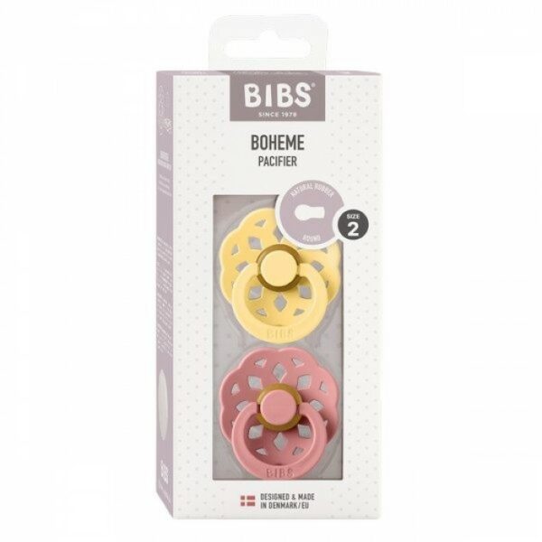 BIBS Boheme Pale Butter & Dusty Pink (6-18m) - 2kom - Image 3
