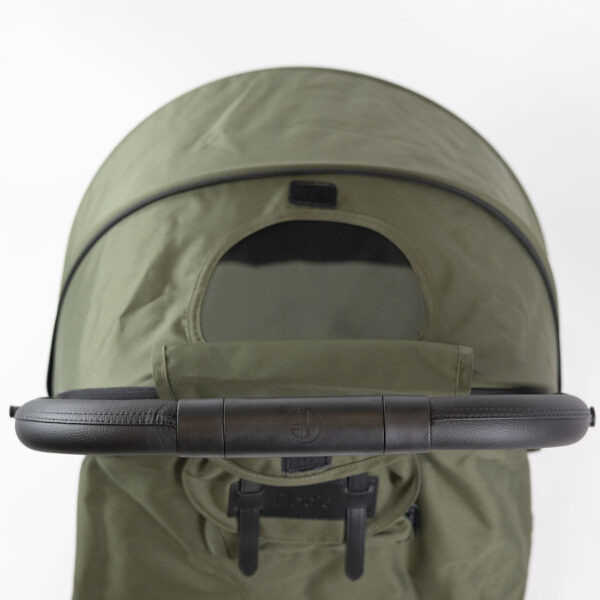 Elodie Mondo dječija kolica – Rebel Green + Elodie Mondo košara za novorođenče – Black - Image 15