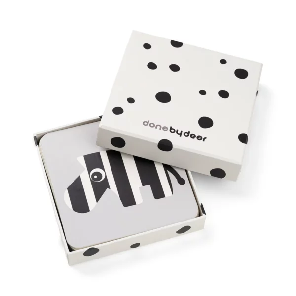 Done by Deer Kontrasne kartice za razvoj vida kod beba - 10 komada - Deer friends - Image 6