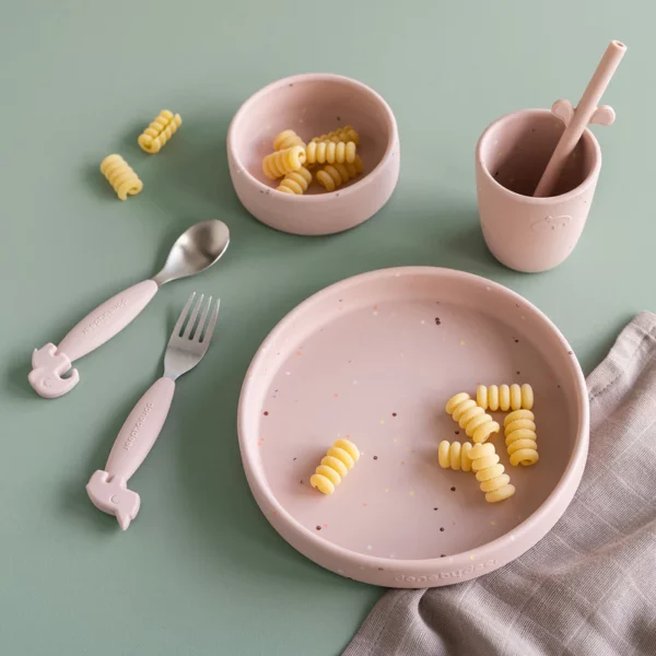 Silicone-dinner-set-Confetti-Powder-6-LS_800x Done by Deer Silikonski set za jelo – Confetti Powder - Image 6