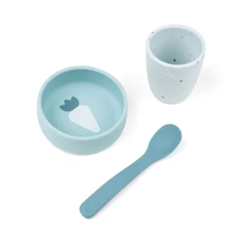 Done by Deer Set za jelo Prvi obrok – Blue