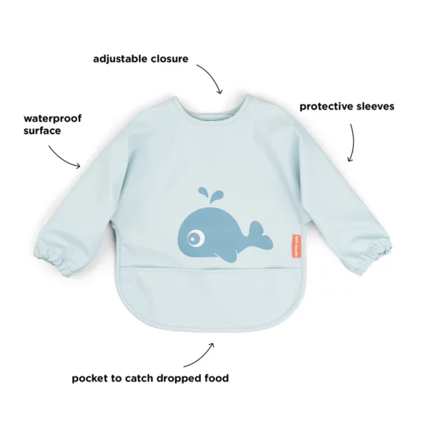 Sleeved-pocket-bib-Wally-Blue-Function-5-PS_800x Done by Deer Siperak sa rukavima i džepom – Wally Blue - Image 2